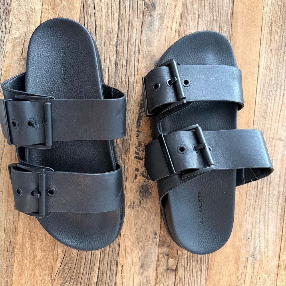All Saints- Slan Slide Sandal - Picture 4 of 5